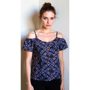 Xhilaration Cold Shoulder Top Blouse